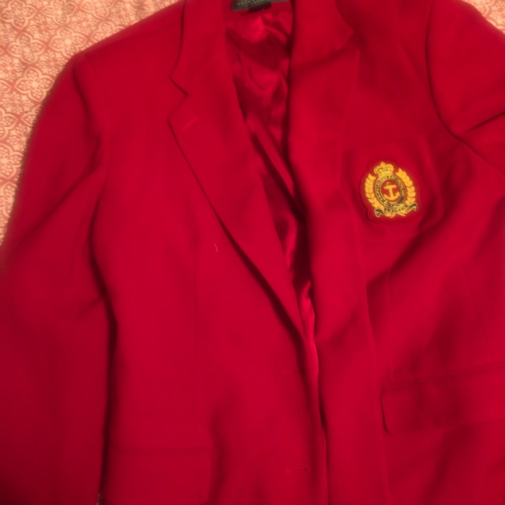 Ralph Lauren Red Blazer